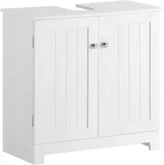SoBuy洗面所収納ラック幅60*奥行35*高さ58cm FRG237-II-W - メルカリ