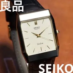 A69 希少 稼動品 SEIKO DOLCE レクタンギュラー80年代 - メルカリ