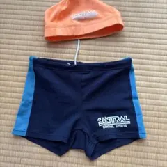 MIZUNO CENTRAL SPORTS スクール水着 水泳帽子セット SS