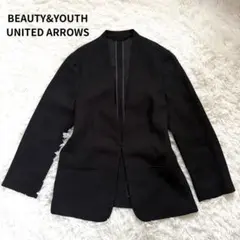 BEAUTY&YOUTH ノーカラージャケット 日本製 入学式 セレモニー