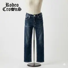 ロデオクラウンズ スリムデニム ローライズジーンズ 日本製 クラウンボタン 25