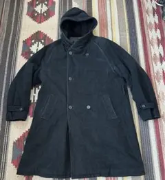 ブフト bukht カシミヤ混ウール 中綿入りロングコート グレー Lサイズ