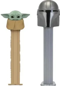 PEZ STAR WARS グローグー とマンダロリアン 2個セット 箱無し