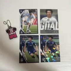 鹿児島ユナイテッドFC トレーディングカード ユニフォームキーホルダー 圓道将良