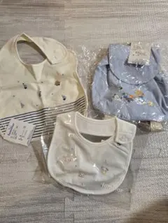 familiar ベビー用スタイ×2、リュック×1 3点セット