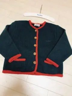 ファミリア 旧タグ レトロ カーディガン 110 クリスマス
