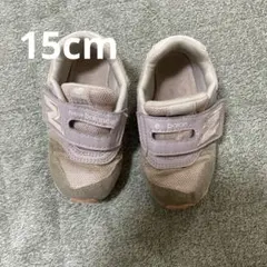 new balance 薄紫 スニーカー ベルクロ