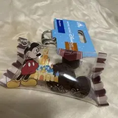 香港ディズニー ミッキー キーホルダー　新品