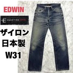 00s EDWIN 502 ザイロン w31 バイク デニムパンツ Y2K