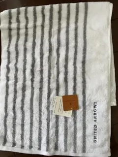 新品　UNITED ARROWS フェイスタオル ストライプ　ウチノのサムネイル