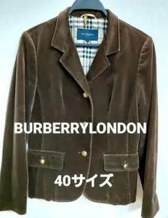 大きいサイズ　バーバリーロンドン テーラードジャケット 40 L ノバチェック