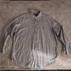 Ralph Lauren チェック柄 ボタンダウン長袖シャツ