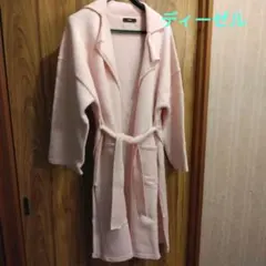 ディーゼル　XS　オーバーサイズ　ウールコート・カーディガン　ガウン風