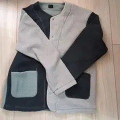 フリースジャケット グレー ダークグレー