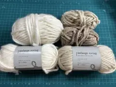 セリア メランジロービング melange roving アクリル毛糸