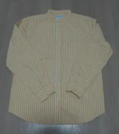 ★Ciapanic Typy★ イエロー・ホワイトストライプ 長袖シャツ