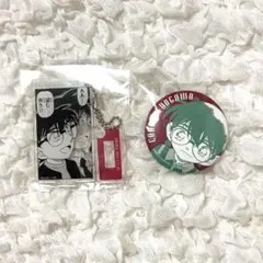 名探偵コナン アプリ 江戸川コナン アクリルキーホルダー＆缶バッジ