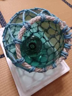 ガラス浮き玉　刻印あり