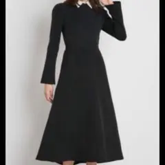 スナイデル　黒ロングワンピース