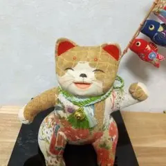 招き猫　張子　猫　岩井小夜子　作家　置物 招き猫 張子 猫 岩井小夜子 作家 置物 - メルカリ