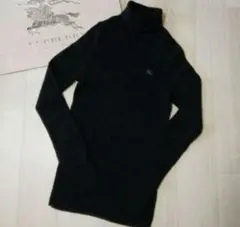 ご専用です⭐　美品　バーバリーブルーレーベルリブタートルネックリブニット　38