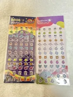 たまごっちプチプチシール　たまごっちキャラクターシール2シートセット