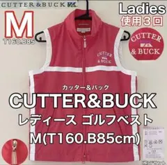 【極美品・着用３回】CUTTER&BUCKカッター＆バック ゴルフベストMピンク