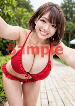 A8264 1点物 高画質AI美女グラビア A4ポスター 清楚 イラスト - メルカリ