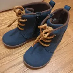 ネイビー キッズブーツ　ムーンスター　16cm