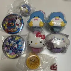 サンリオ　缶バッジ、マスコットウォッチその他8点セット