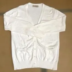 カーディガン　ホワイト　Lサイズ