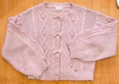 ☆メゾピアノ☆カーディガン　L（130-140）mezzo piano　ピンク
