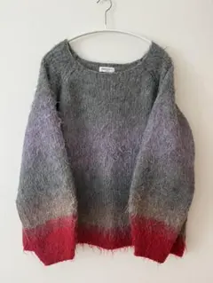 AMERICAN RAG CIE シャギーグラデーションニットプルオーバー