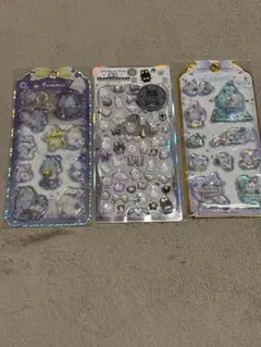 【正規品】 ウォーターシール 光るジュエルプチドロップ シマエナガ カミオ