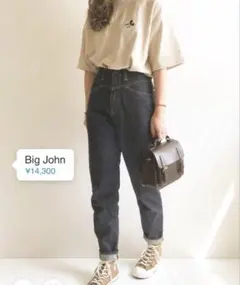 アダムエロペ 別注 ビックジョン　ペダルプッシャーデニムパンツ Mのサムネイル