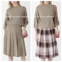 ブルーレーベルクレストブリッジ　ニット　セットアップ　ワンピース38