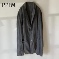 PPFM カジュアルジャケット テーラード　薄手　羽織　グレー　メンズ L