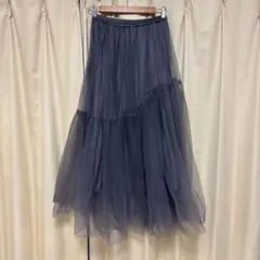 大きいサイズ　チュールスカート