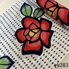 yk283 本染 浴衣 生地 反物 はぎれ 古布 リメイク