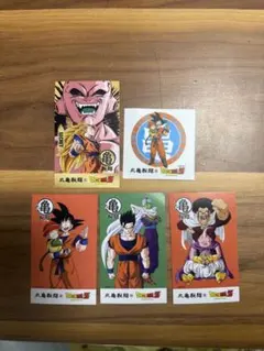 【シークレット】丸亀製麺ドラゴンボール うどん札&ステッカーセット