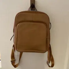 ほぼ新品】ENMAIN エンマイン 本革 ビジネスリュック 人気 キャメル色 