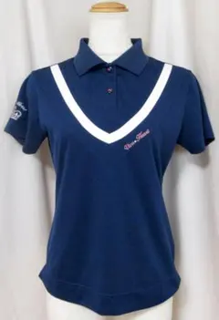 VIVA HEART ビバハート ブルー　ゴルフ　半袖　ポロシャツ　　L　42 VIVA HEART ビバハート ブルー ゴルフ 半袖 ポロシャツ L 42 - メルカリ
