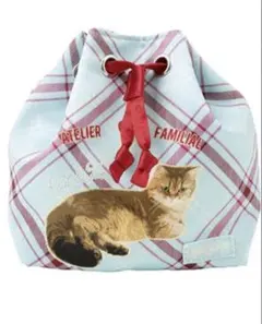 ポール&ジョー PAUL&JOE 新品 巾着ポーチ　猫