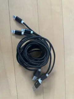 3本セット！ブラック Lightningケーブル 1.5m