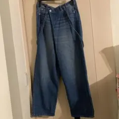 アンティカ　ワイドレッグデニムパンツ