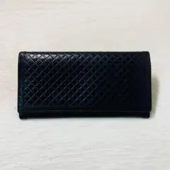 最終セール　美品　GUCCI グッチ　長財布　折り財布　黒　レザー　メンズ