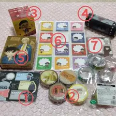 名探偵コナン　 マスキングテープ　メモ帳　付箋