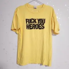 90s anvil 赤タグ Tシャツ S FUCK YOU HEROES バンド