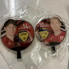 バレーボール日本代表 男子 うちわアクリルチャーム