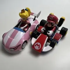 マリオ ピーチ カートフィギュアセット